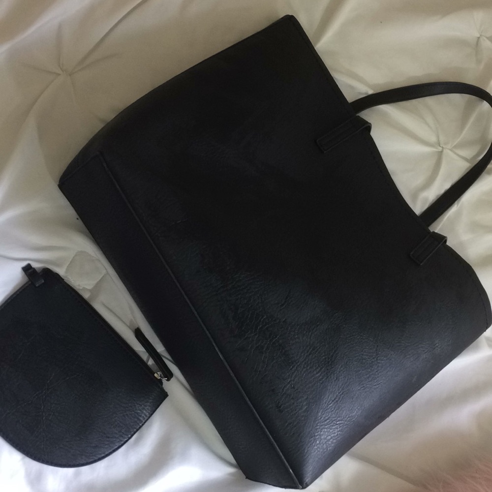 Black Forever 21 Tote Bag and Coin bag